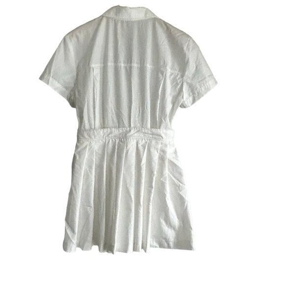 EN SAISON Noemi Poplin White Tennis Romper US S - Picture 5 of 8